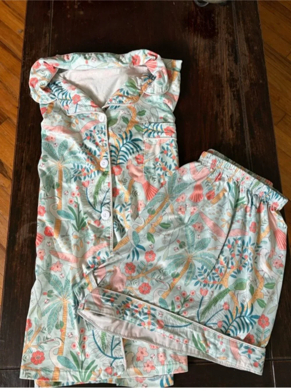 Printed 2 Piece Pajamas Set